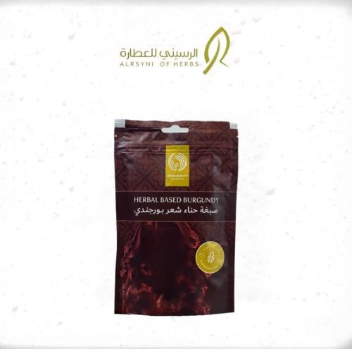 صبغة حناء شعر بورجندي من زينة بيوتي 100 جرام