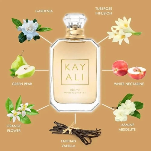 عطر كيالي ديجا فو وايت فلاور 57 او دو بارفيوم 100...