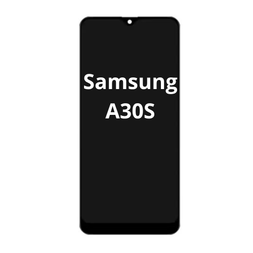 شاشة LCD مع محول الأرقام لهاتف سامسونج A30s مع الإطار