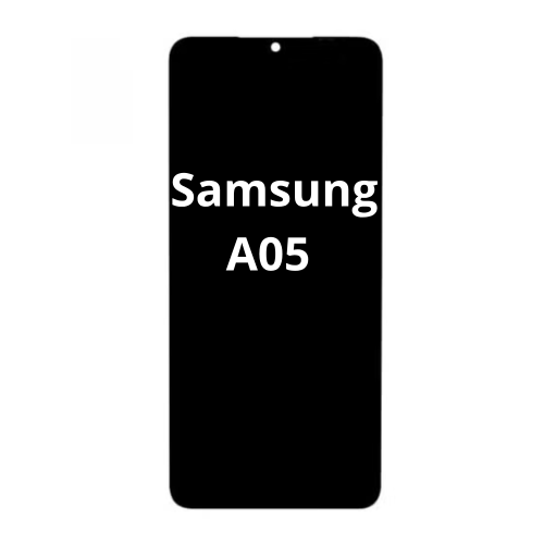 سامسونج A05 شاشة LCD سوداء مع تاتش (محول الأرقام)