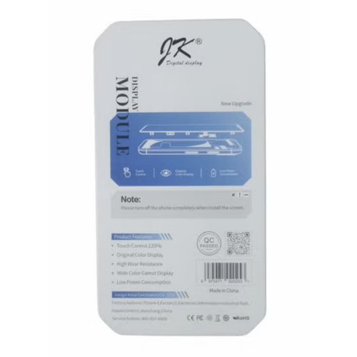 شاشة LCD لهاتف ابل ايفون 15 برو ماكس باللون الأسود