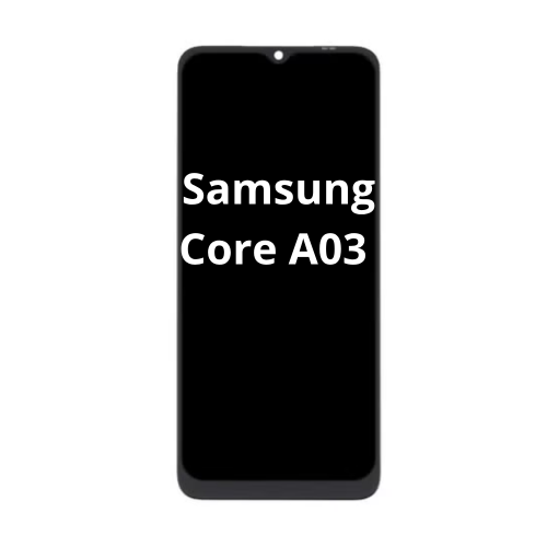 سامسونج كور A03 شاشة LCD سوداء بديلة مع تاتش