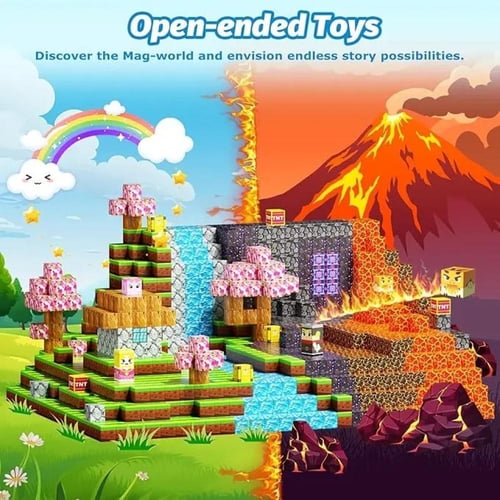"مجموعة اللبنات المغناطيسية – مكعبات البناء المغنا...