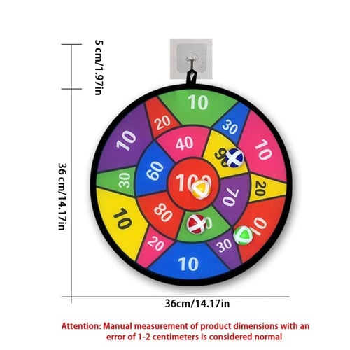 "مجموعة 12 لوحة رمي السهام الكروية اللزجة - قابلة...
