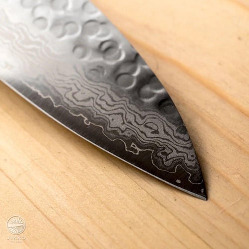 JIKKO Mille-feuille Gyuto knife VG-10 Gold Stainle...