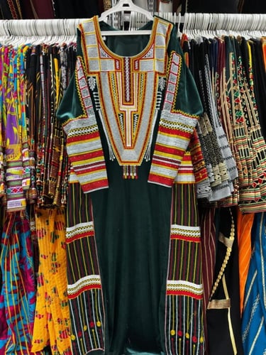 ثوب جنوبي مخمل5