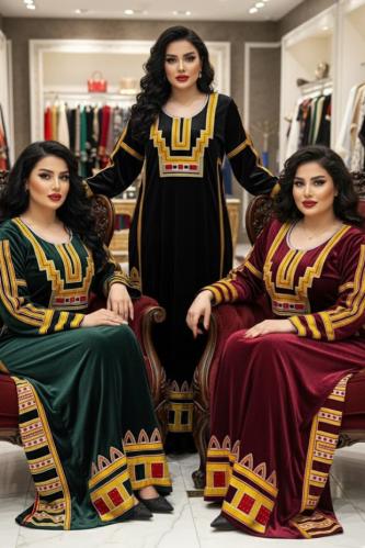 فستان مريم مخمل