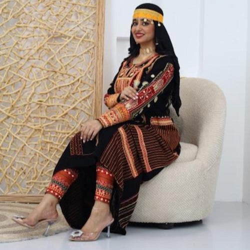 طقم زهراني مخمل