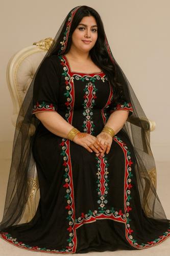 فستان جنوبي مع الطرحه2