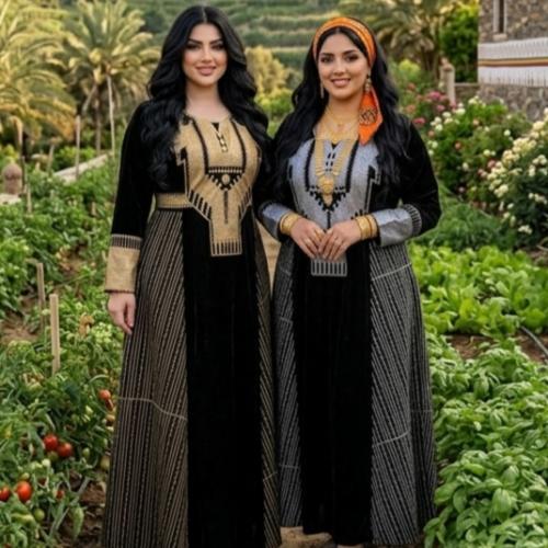 فستان هيله كريب