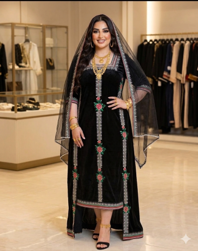 طقم ملكي ظفاري ورده