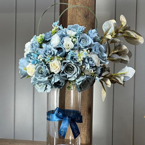 فازة ورد صناعي