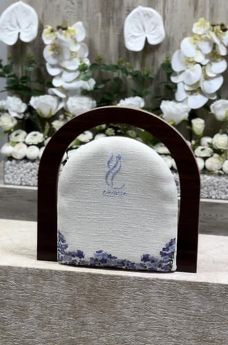 لوح عقد القران تصميم بنفسجي