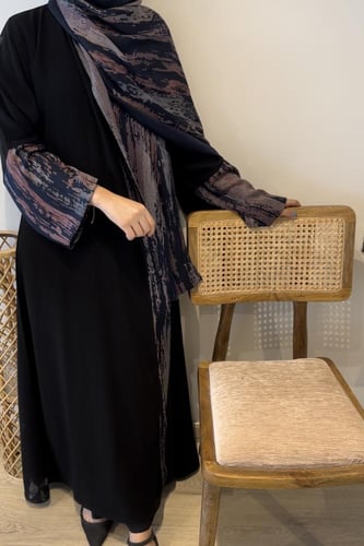 عباية كشميري (كحلي)