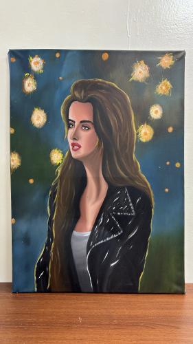 لوحة زيتيه رسم يدوي 70*50