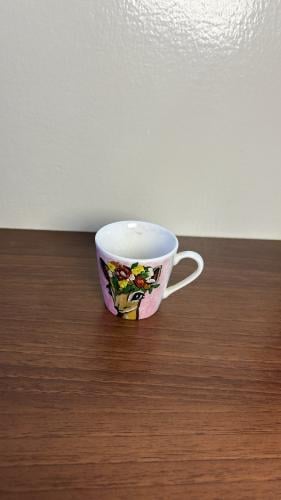 كوب اسبرسو برسمة غزال بدون صحن