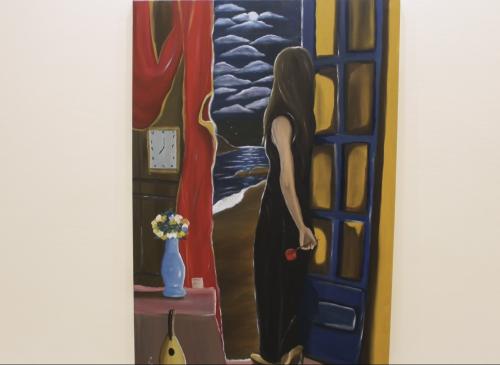 ليلة خميس - لوحه رسم يدوي