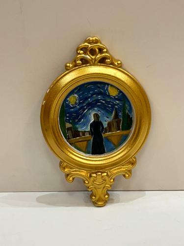 رسم يدوي بإيطار كلاسيك