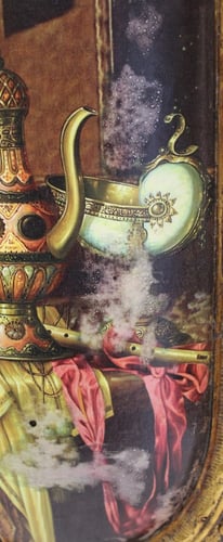 لوحة كلاسيكيه مقاس ٨٠ سم x ٤٠ سم