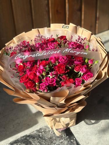 بوكيه التخرج ( الجمله حسب الاختيار)