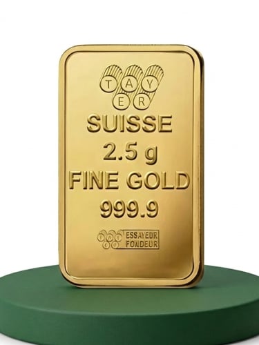 سبيكة ذهب 2.5 جرام عيار 24