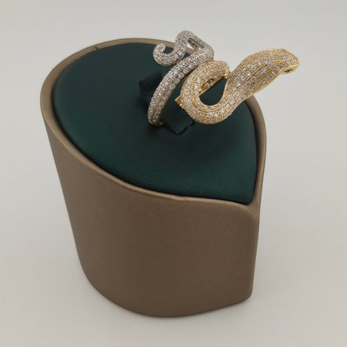 خاتم ذهب براند الثعبان مكس