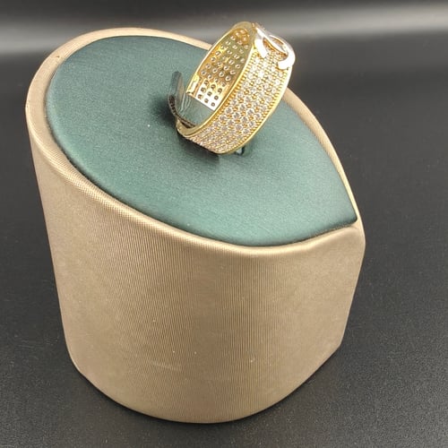 دبلة ذهب براند مرصعه