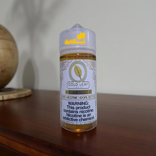 نكهة فانيلا كاسترد توباكو من شركة قولد ليف 100مل