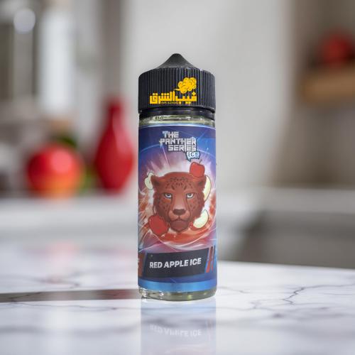 نكهة تفاح احمر بارد من شركة بنك بانثر 120مل