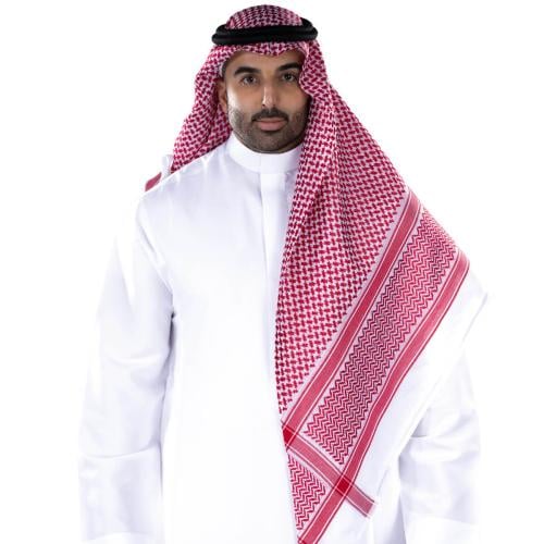 شماغ بروجيه رجالي - أحمر جيفارا
