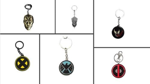 مجموعة ميداليات مارفل المعدنية (Marvel Metal Keych...