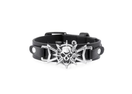 سوار بانك جوثيك العريض (Punk Gothic Skull ) - رمز...