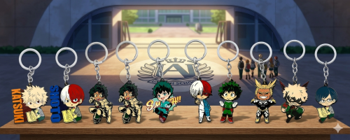 مجموعة ميداليات My Hero Academia المعدنية (Metal K...