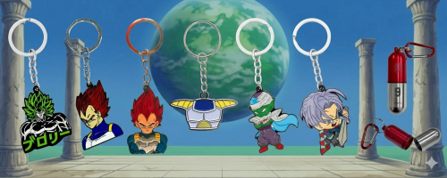 مجموعة ميداليات Dragon Ball Z المعدنية (Metal Keyc...