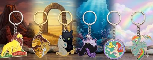 مجموعة ميداليات ديزني المعدنية (Disney Metal Keych...