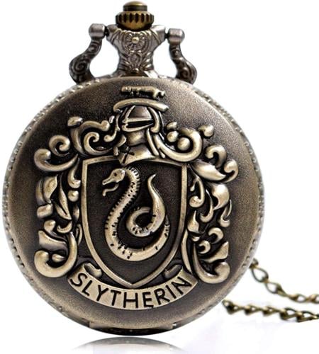 ساعة جيب الأفعى البرومزية: أناقة Slytherin الخالدة...