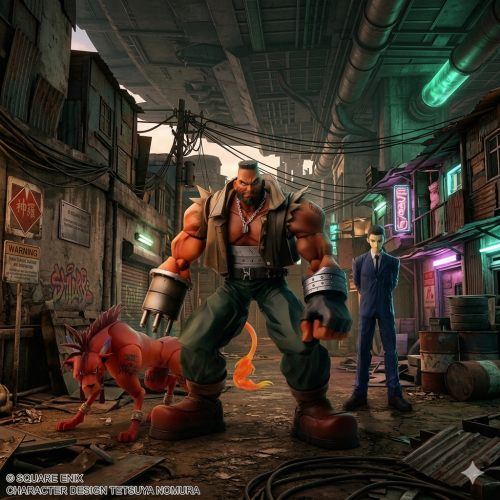 طقم أساطير "فاينل فانتسي VII" (Barret, Red XIII, &...