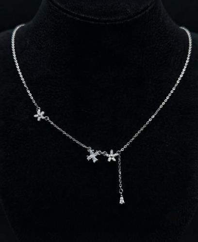 سلسلة فضة عيار 925 ( ٣ نجوم )