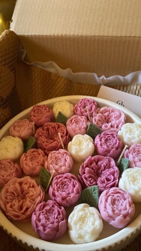 شمعه الورد الكبير