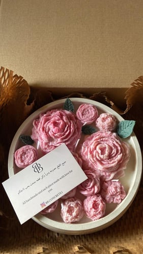 شمعه الورد الوردي٣