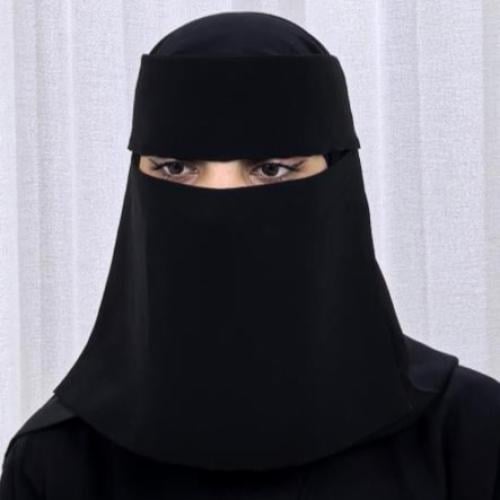 نقاب كوري 9 انش مطاط مستقيم برده