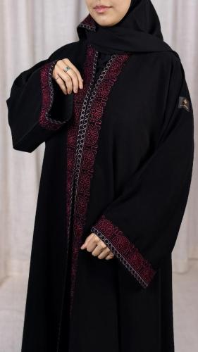 عباية مناسبات قطري دنتيل تطزير طقطق لف