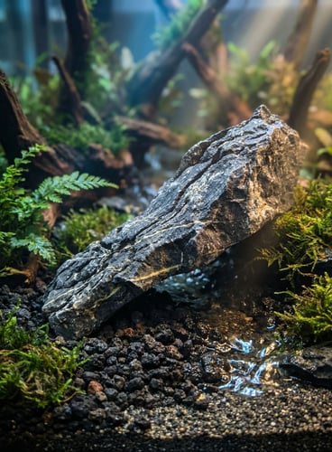 حجر سموكي جبلي عريض 1 كيلو