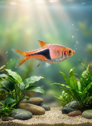 سمكة Harlequin Rasbora
