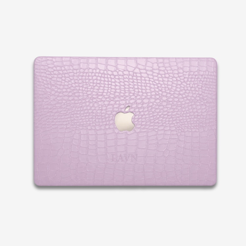 Soft Lavender Croc Case