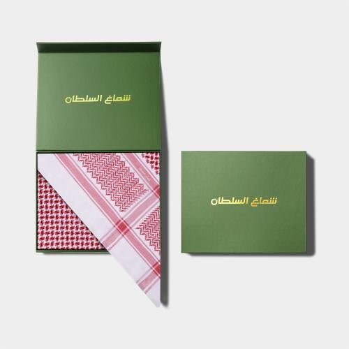 شماغ لكجري شلش - غامق
