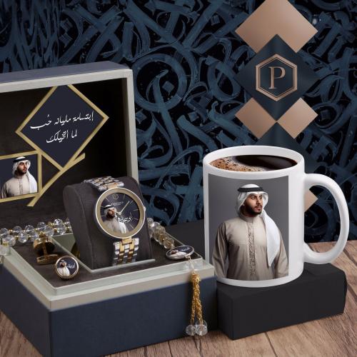 Elegant watch sets with a cup and stylish accessories with a special design