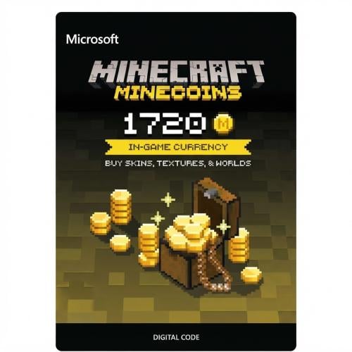 ماين كرافت برصيد 1720 Minecoins