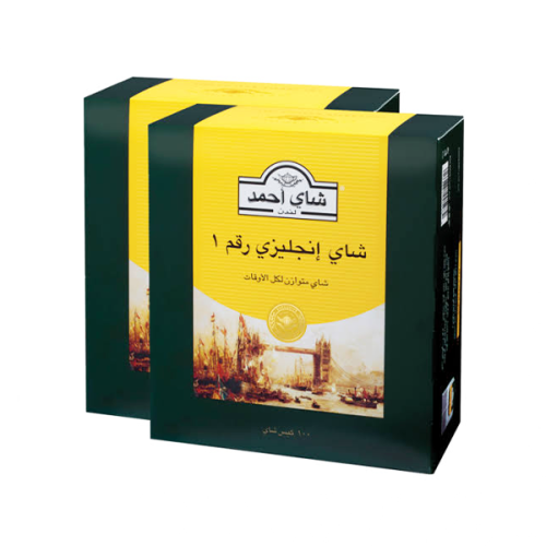 Ahmed yellow tea 100 bags