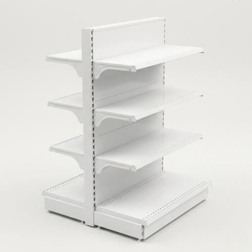 Supermarket shelves, medium, two sides, consisting...